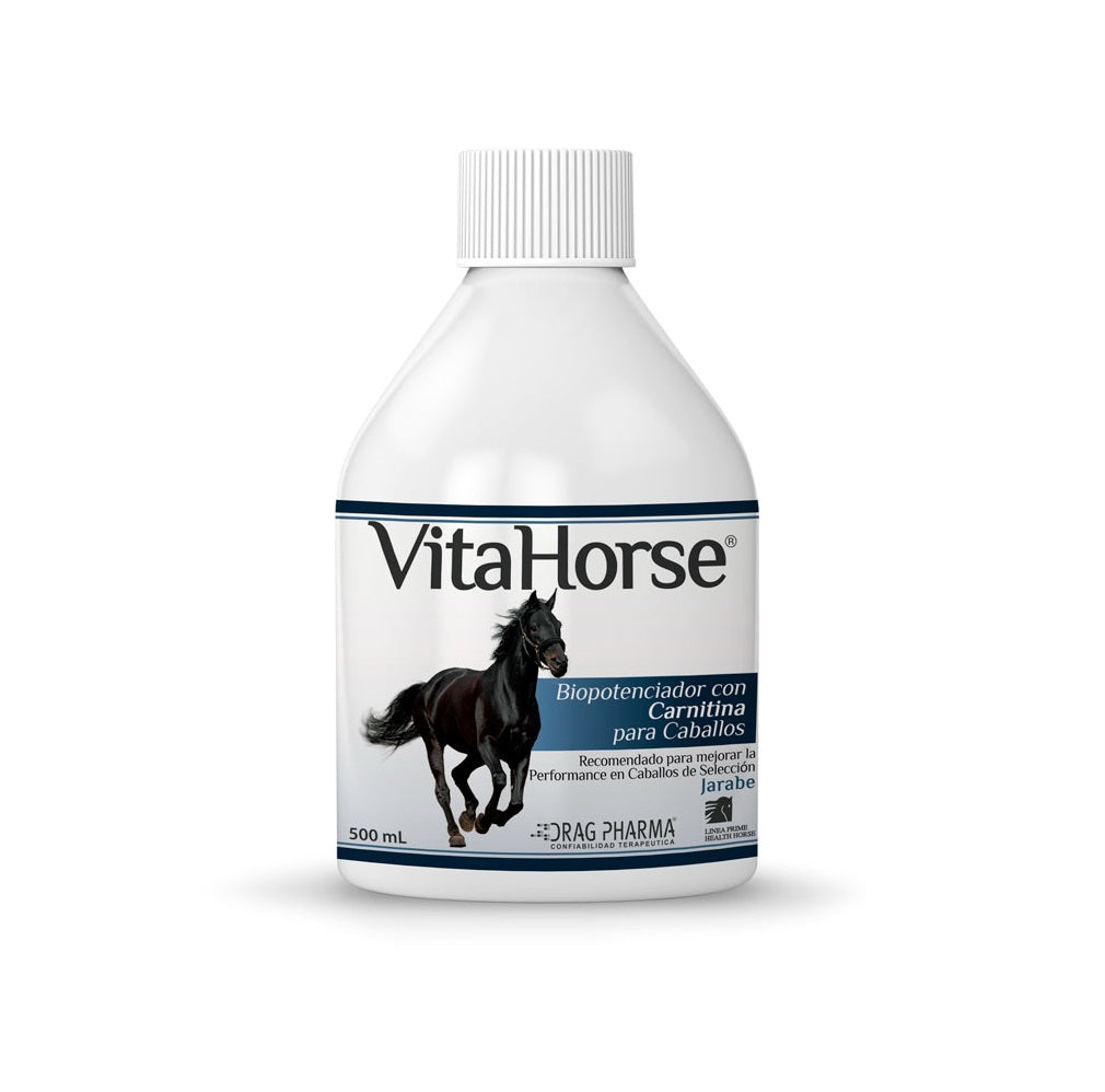 l carnitina para caballos Vitahorse® Biopotenciador con CARNITINA para caballos Jarabe 500 ml