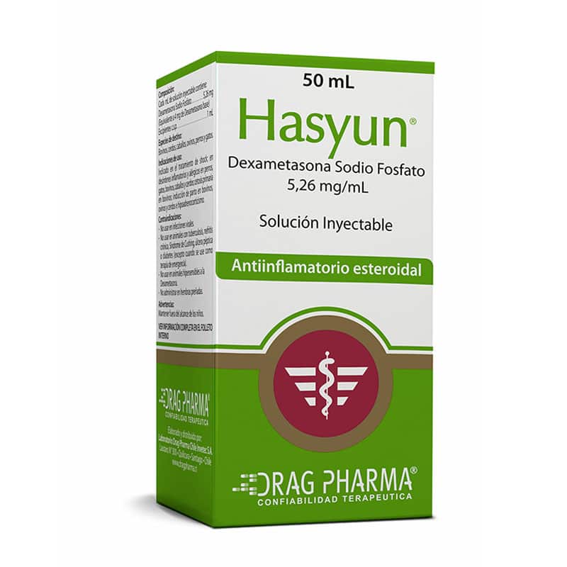 Hasyun® Solución Inyectable 5,26 mg Antiinflamatorio esteroidal