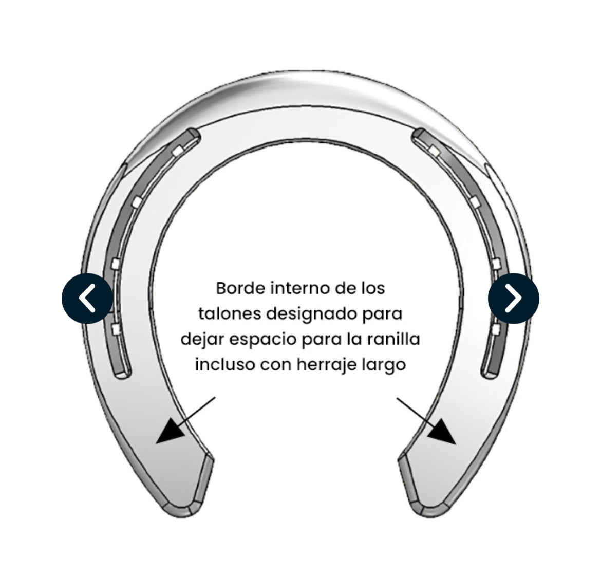 Manos Sport Anchas sin pestañas