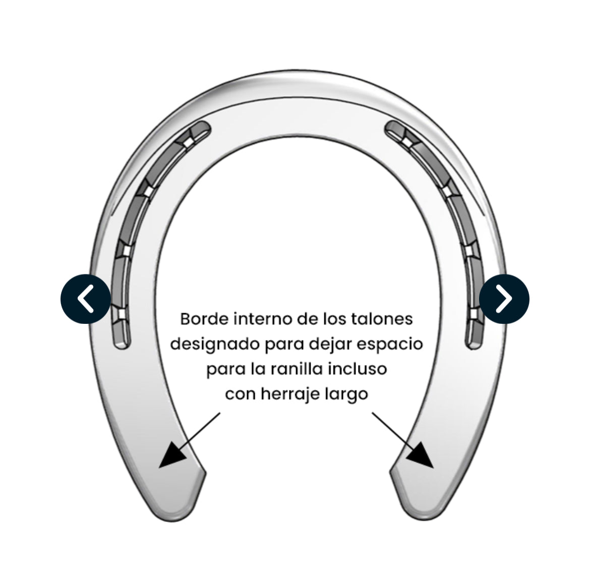 Manos Sport Angostas sin pestañas