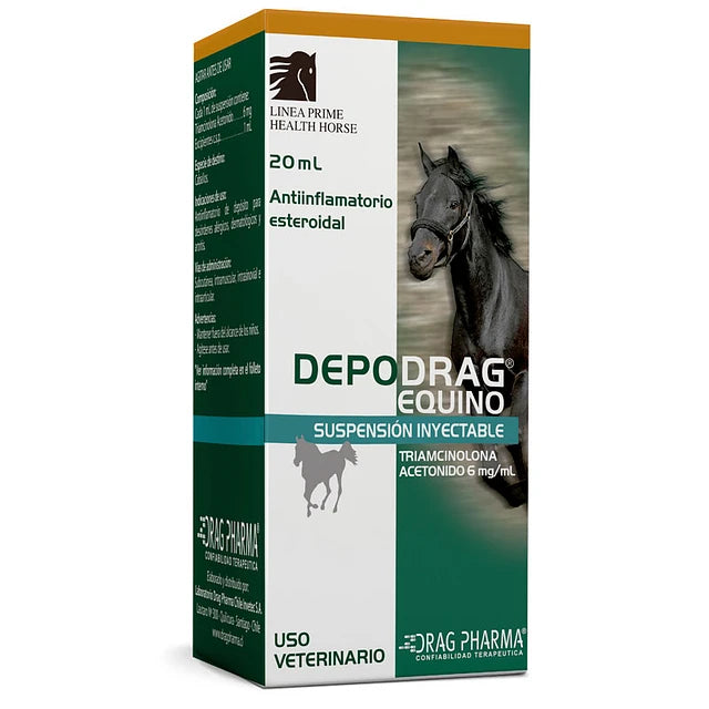 Depodrag® Equino Antiinflamatorio esteroidal inyectable 20 ml