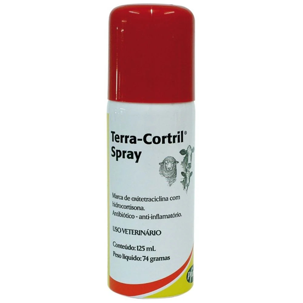 TERRACORTRIL 125 ML SPRAY - OXITETRACICLINA HCL 7.37% - HIDR