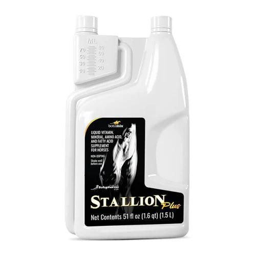 STALLION Plus 1,5 lt – Suplemento Premium para la Reproducción de Caballos Adultos
