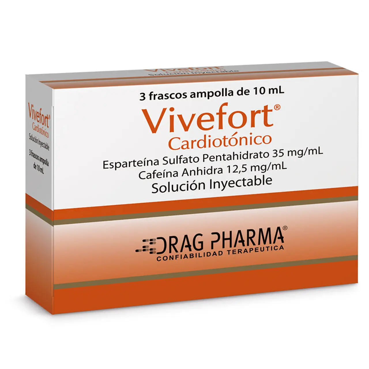 VIVEFORT 3 AMPOLLAS CARDIOTONICO 10 ml