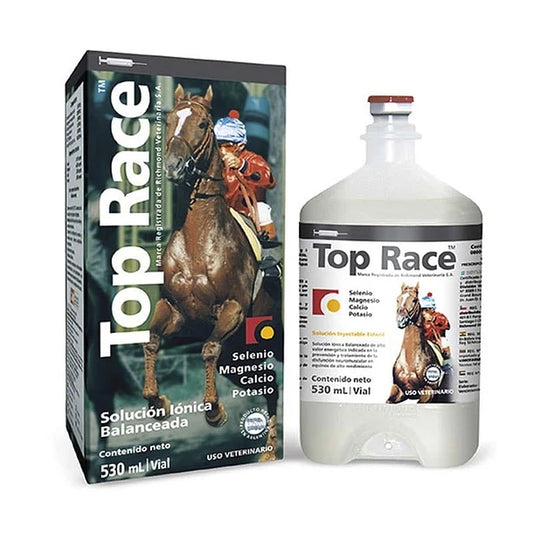 TOP RACE 530ml – Suplemento para Caballos Deportivos