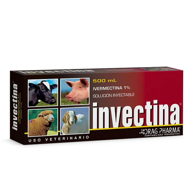 INVECTINA INYECTABLE 500ML   Antiparasitario de amplio espectro