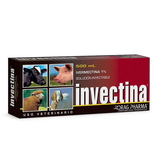 INVECTINA INYECTABLE 500ML   Antiparasitario de amplio espectro