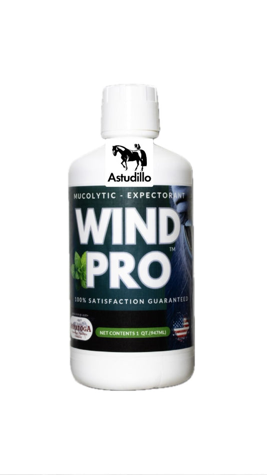 WINDPRO SHAKE WELL 947 ML - WIND PRO – Mucolítico y Expectorante para Caballos | Apoyo Respiratorio Natural