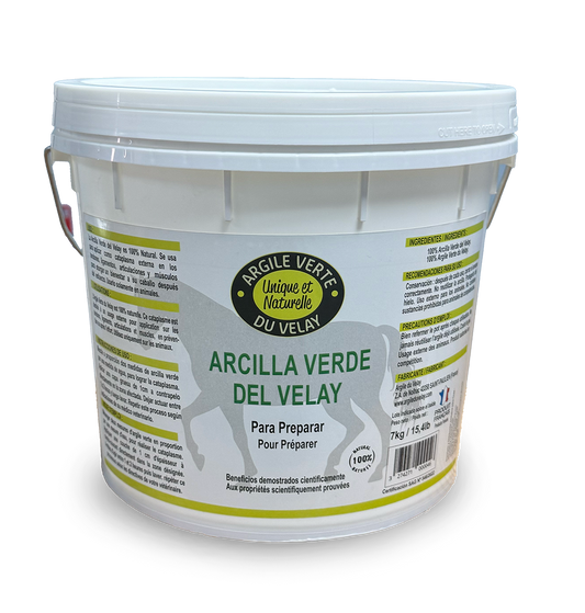 ARCILLA VERDE Balde 7Kg  Cicatrizante & Antiinflamatorio