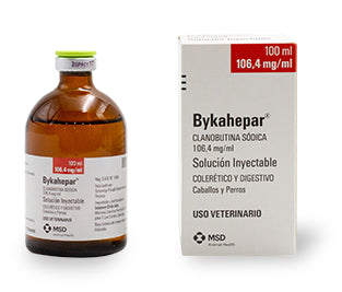 BYKAHEPAR® 100 ML Clanobutina sódica 106,4 mg. Solución inyectable.