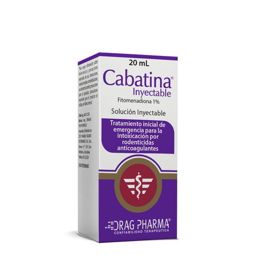 Cabatina® Inyectable 20 ML