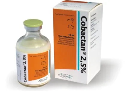 COBACTAN 2.5% - CEFQUINOMA SULFATO 29.64 MG/ML - DISTRIVET