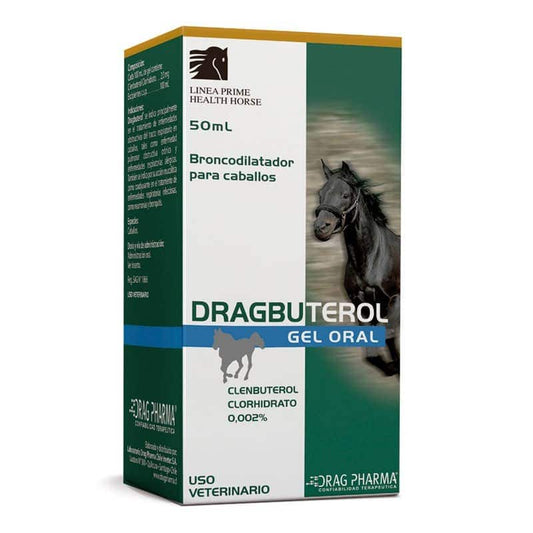 DRAGBUTEROL 50 ML GEL ORAL - CLENBUTEROL CLORHIDRATO 0.002 %