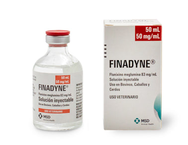 FINADYNE 50 ML - MEGLUMINA DE FLUNIXINO 50 MG/ML - DISTRIVET