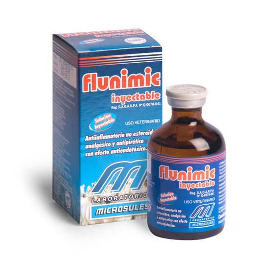 FLUNIMIC - FLUNIXILO - MEGLUMINA 8.30% 100 ML - MICROSULES