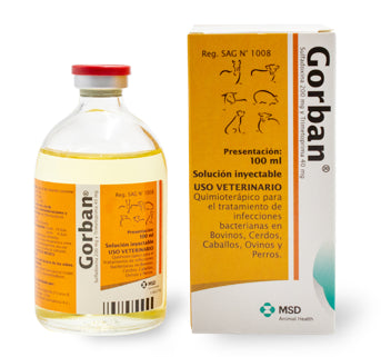 GORBAN 100 ML INY - SULFADOXINA 200 MG Y TRIMETOPRINA 40 MG