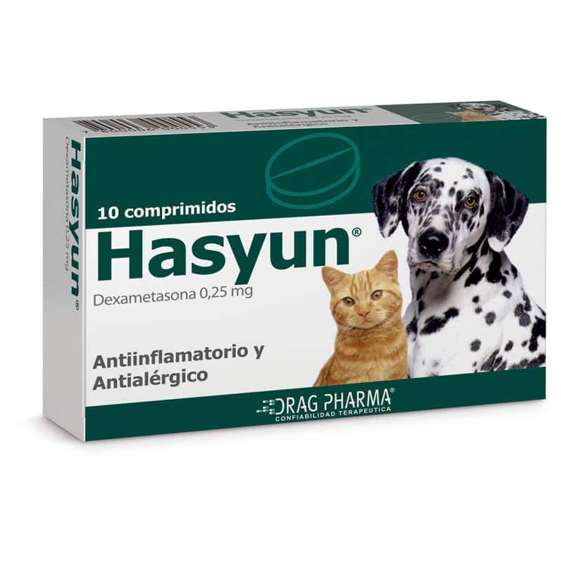 Hasyun® Comprimidos Antiinflamatorio y Antialérgico.