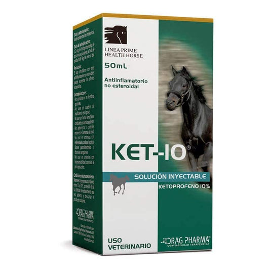 KET-10® EQUINO 50 ML  Antiinflamatorio no esteroidal Solución inyectable.