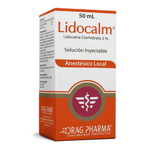 LIDOCALM® Solución inyectable 50 ML  Anestésico local