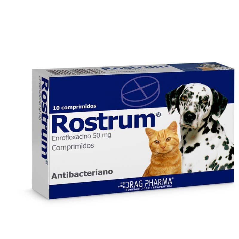 Rostrum® Comprimidos  Antibacteriano de amplio espectro 10 comp