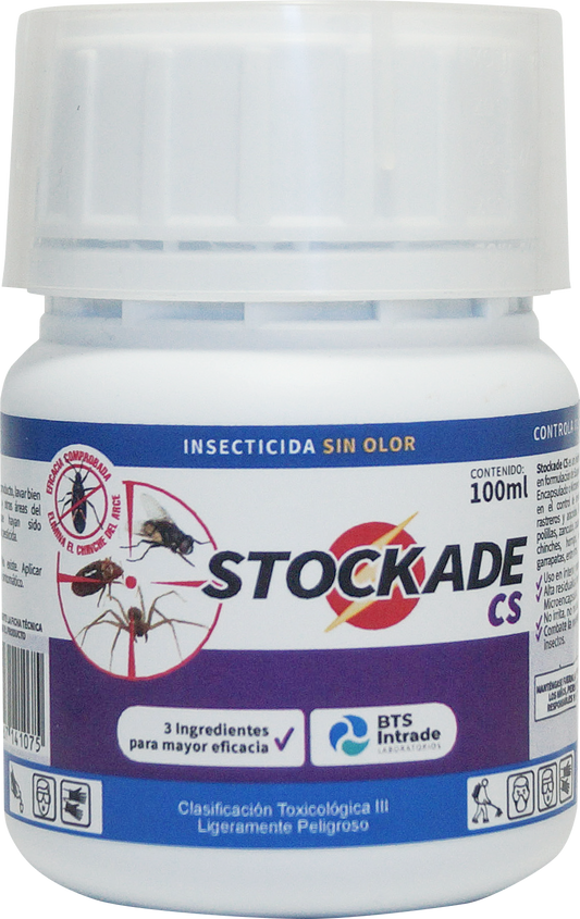 STOCKADE CS 3 Ingredientes para mayor eficacia.Insecticida (100 ml)