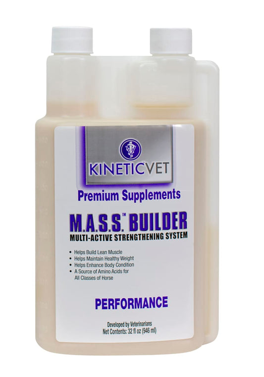 M.A.S.S. BUILDER 946 ml Anabólico Natural y Estimulante del Apetito para Caballos