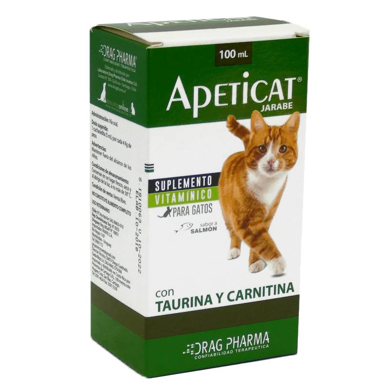 APETICAT 100 ML JARABE - TAURINA - CARMITINA - DRAGPHARMA