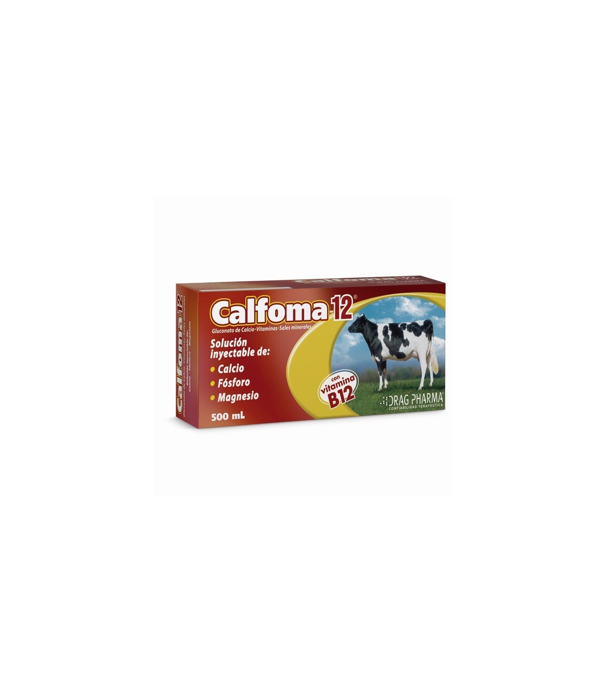 CALFOMA 12 500 ML - GLUCONATO DE CALCIO. DRAGPHARMA