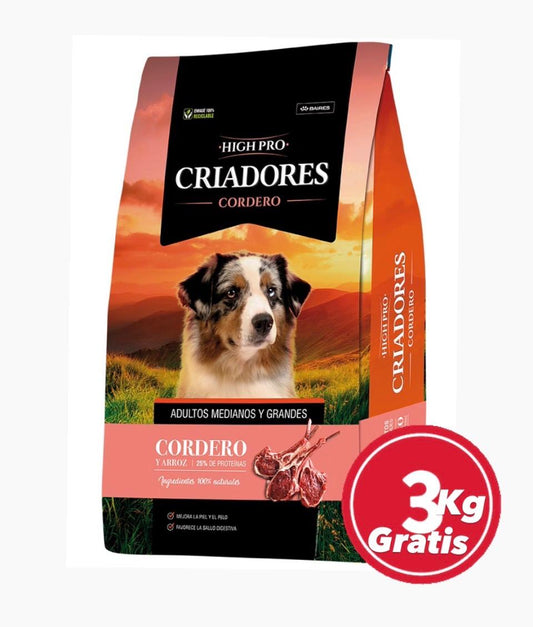 CRIADORES HIGH PRO 25KG