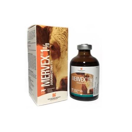 MERVEX 1% - DORAMECTINA INY 50 ML - VETERQUIMICA