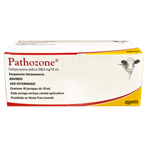 PATHOZONE  JERINGA 10 ML Cefoperazona base 250 mg