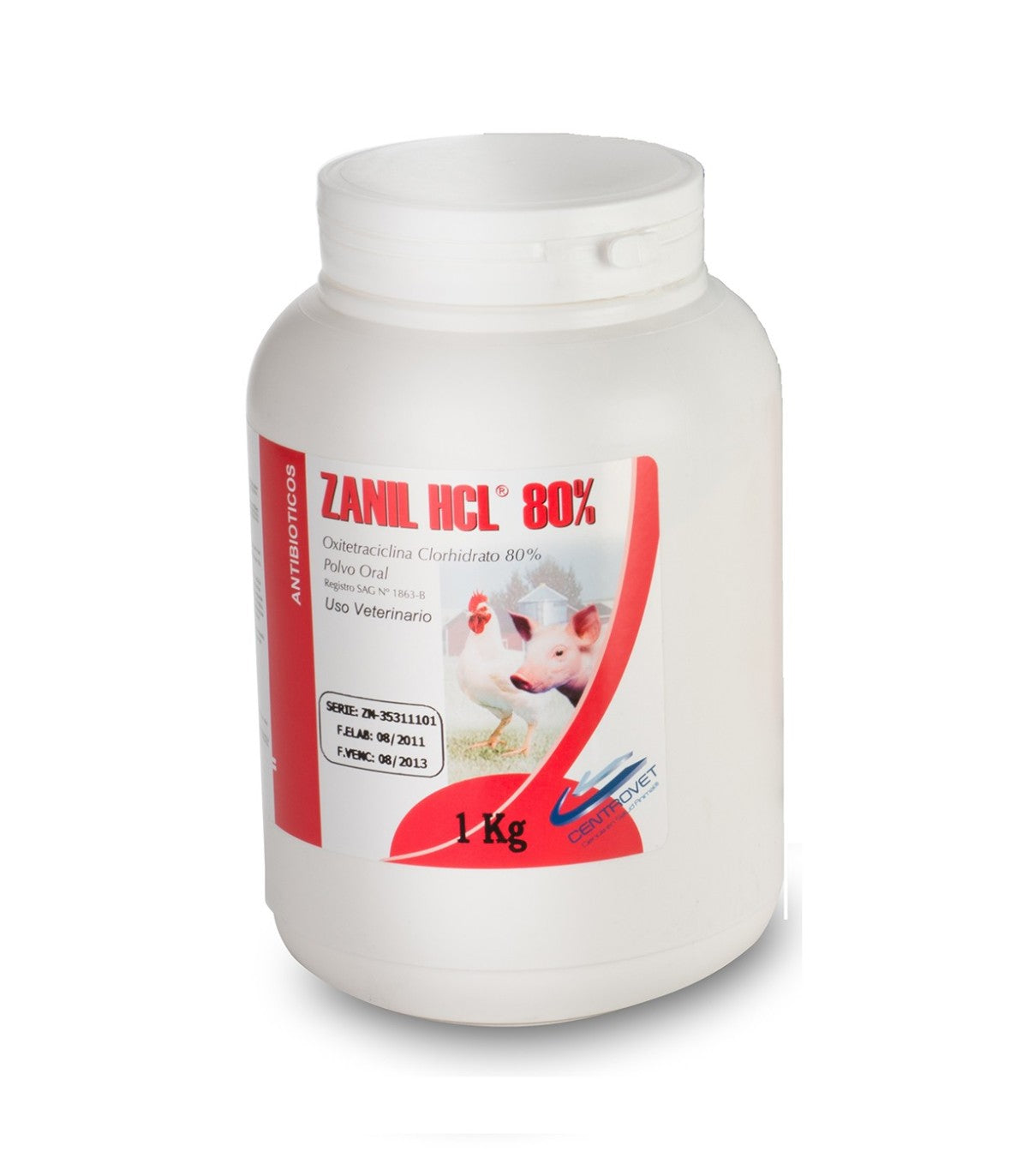ZANIL ® HCL 80% POLVO ORAL 1 KILO
